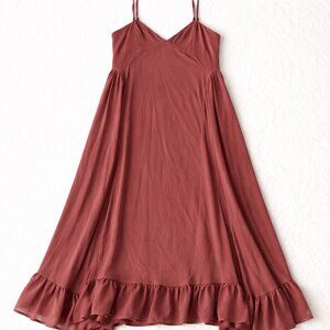 Future Collective Boho Women's Mauve Flowy Romantic Maxi Dress -Size XL